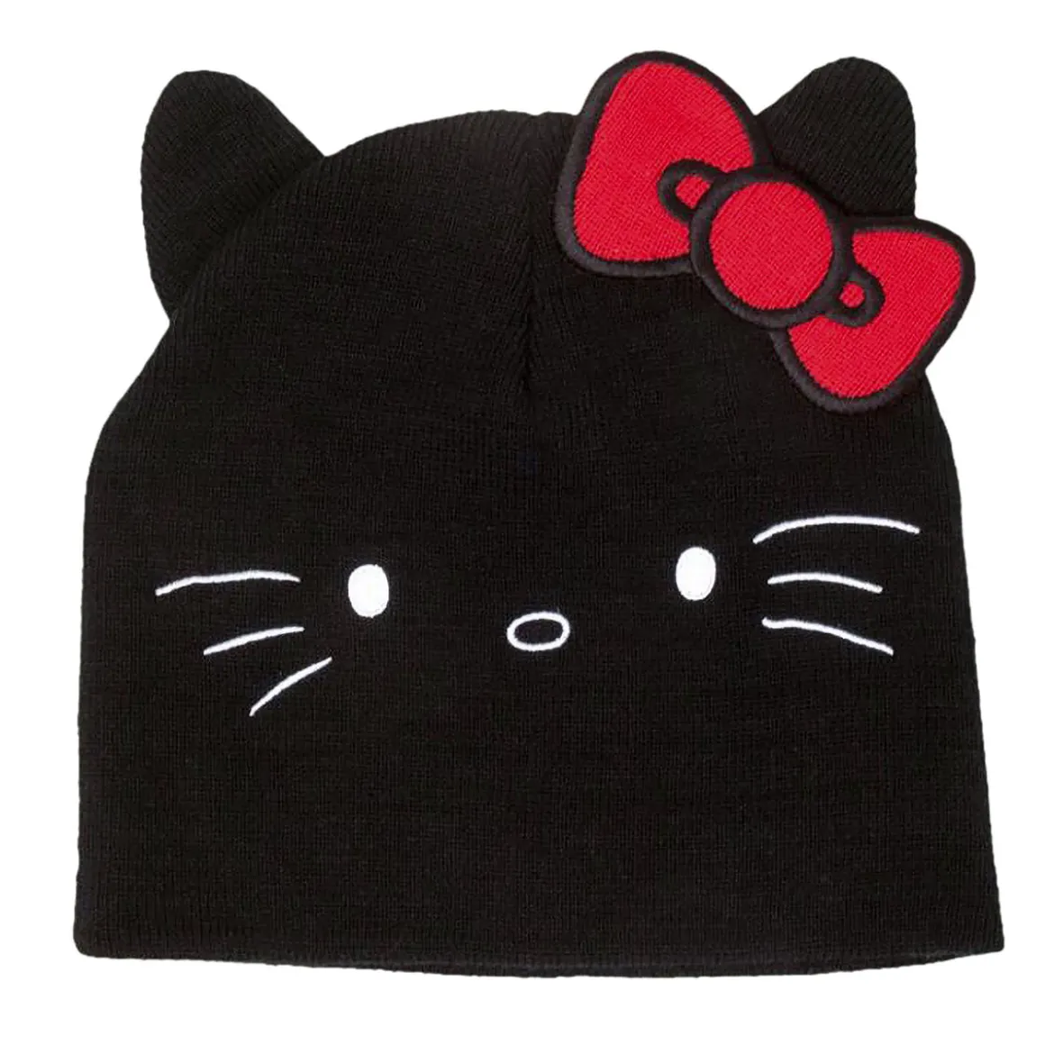 Hello Kitty Beanie mit Ohren und Schleife
