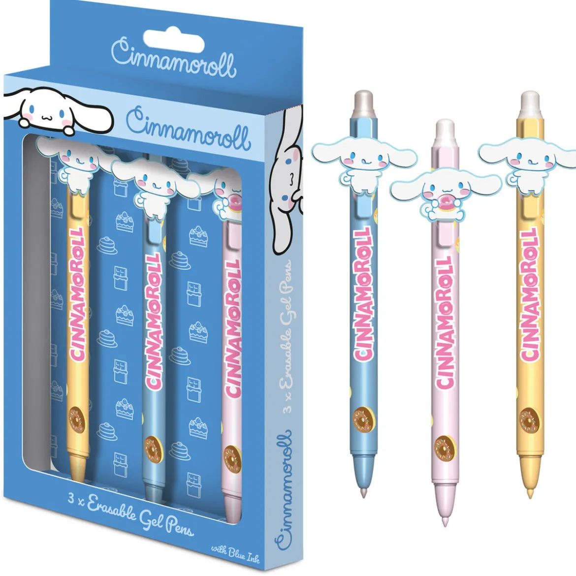 Hello Kitty & Friends - Cinnamoroll Gelstifte 3er Set