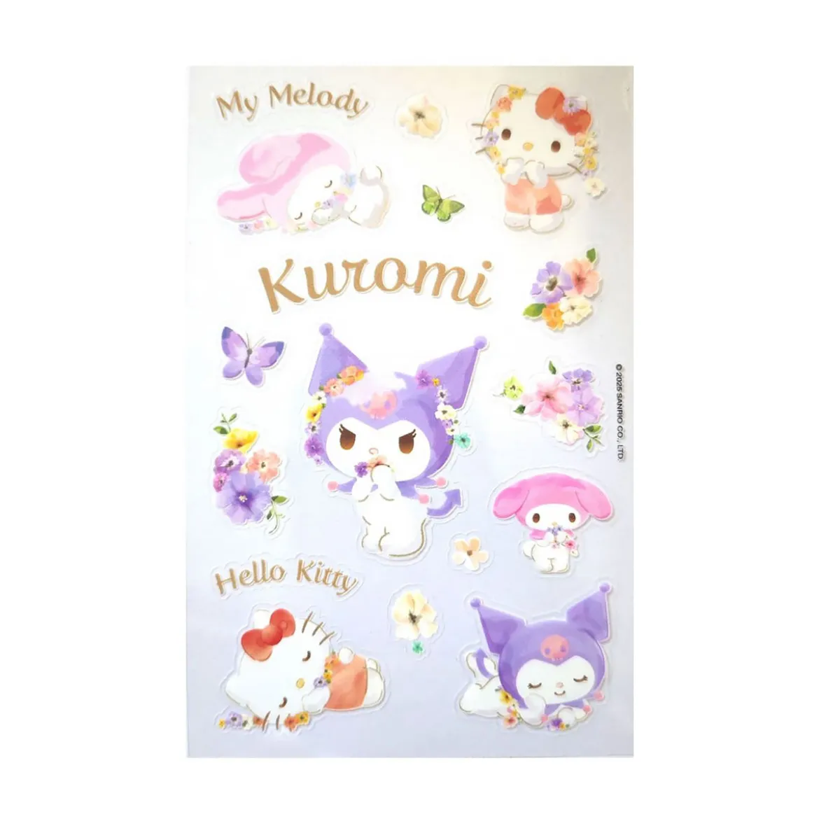 Hello Kitty & Friends Sticker Set Pastel Vivid