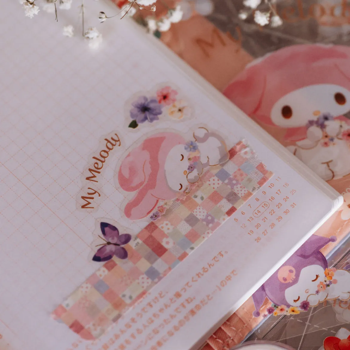 Hello Kitty & Friends Sticker Set Pastel Vivid