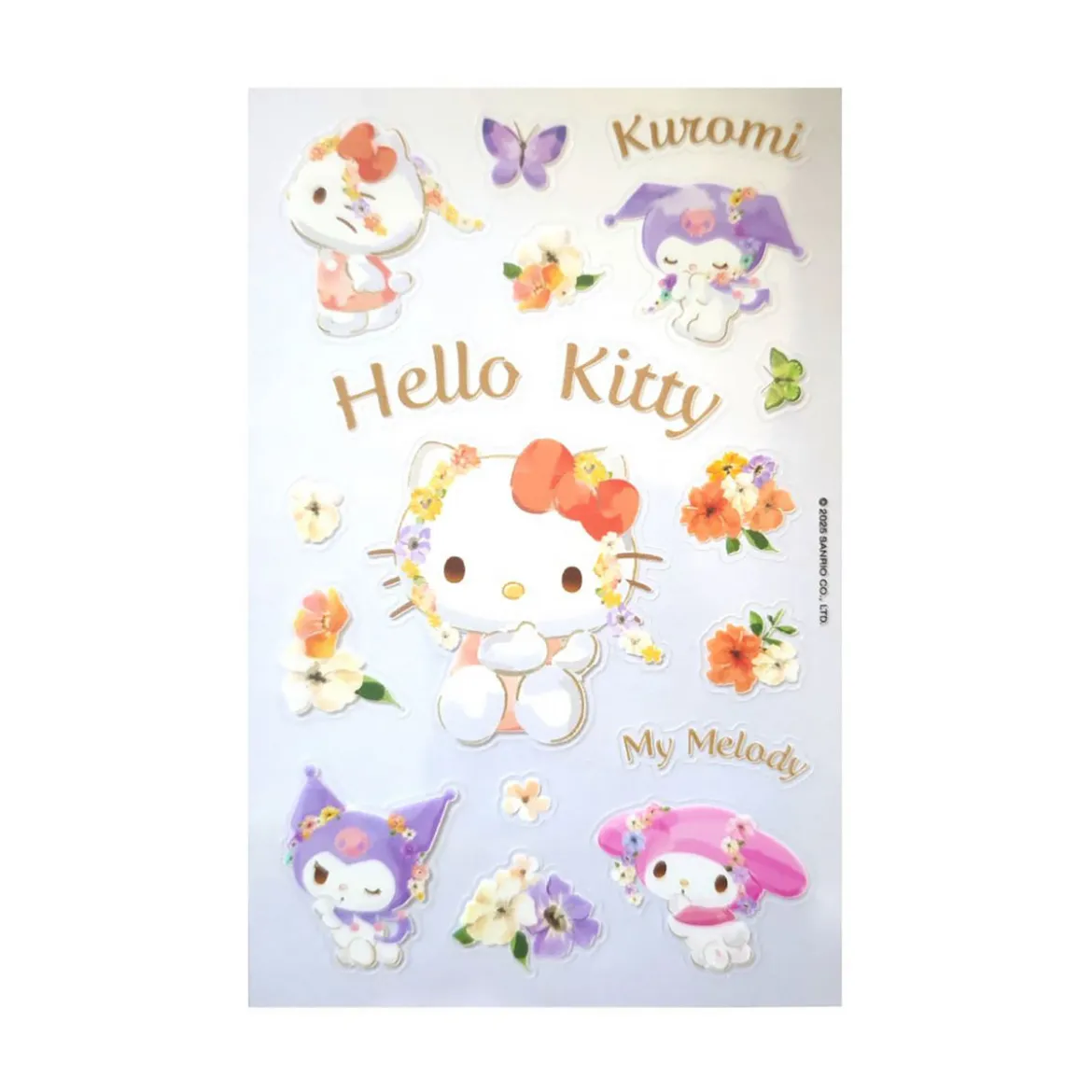 Hello Kitty & Friends Sticker Set Pastel Vivid