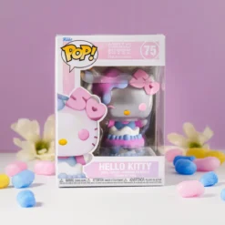 Hello Kitty Funko Pop Figur mit Kuchen 50th Anniversary