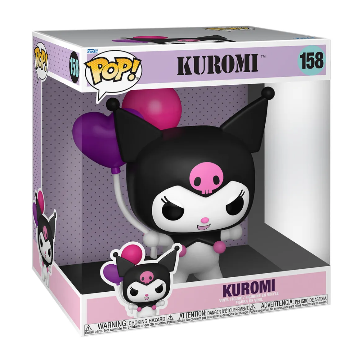 Hello Kitty - Kuromi mit Luftballons Jumbo Funko Pop Figur