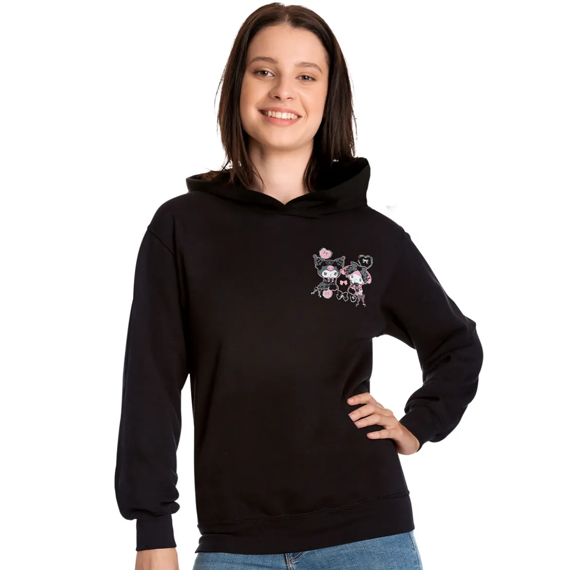 Hello Kitty - Kuromi und My Melody Hoodie