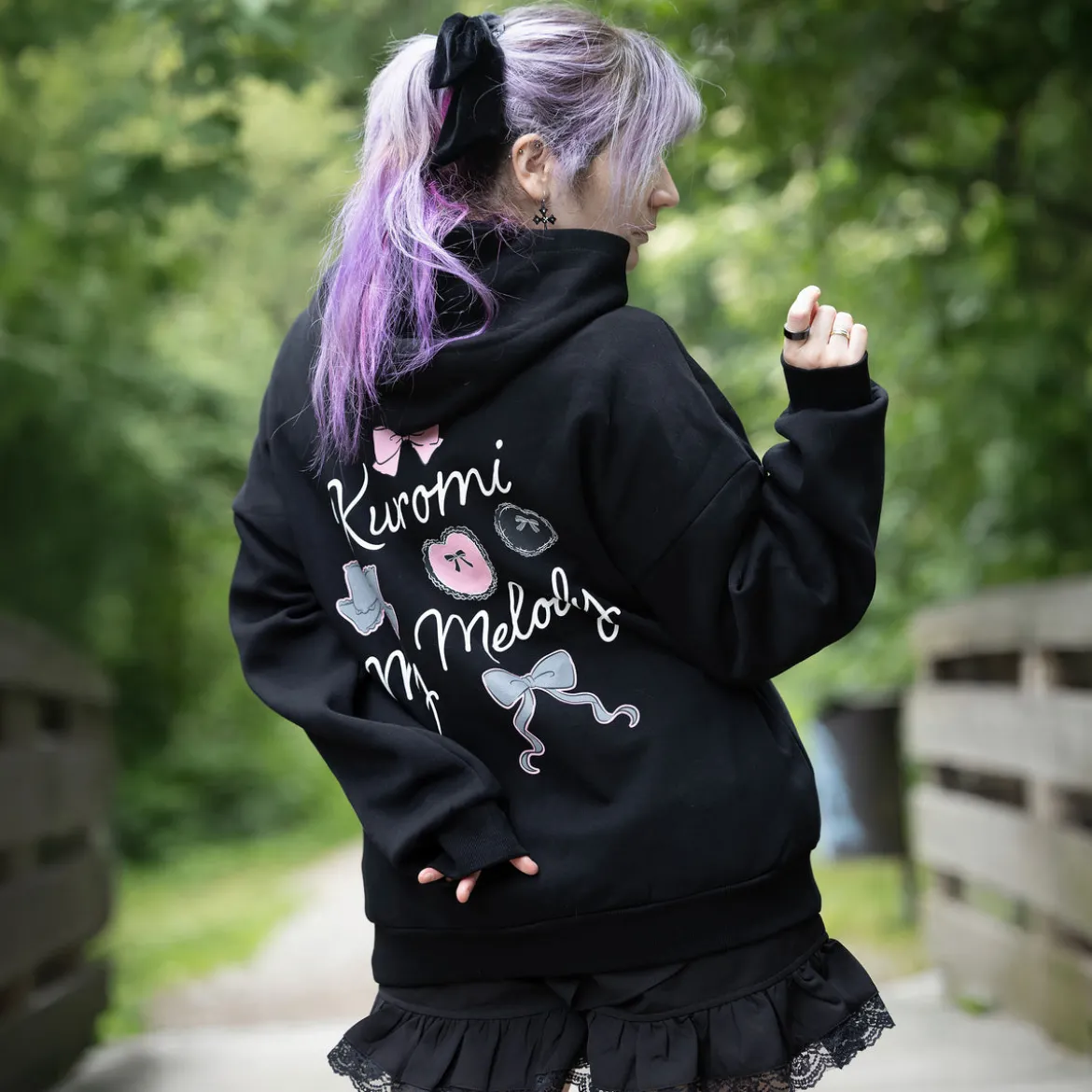 Hello Kitty - Kuromi und My Melody Hoodie
