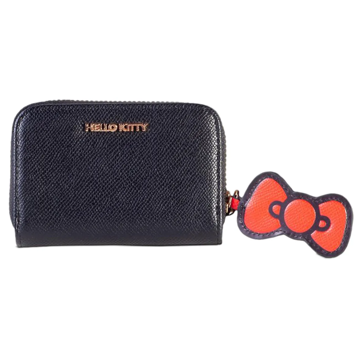 Hello Kitty - Logo Kleingeldbörse schwarz