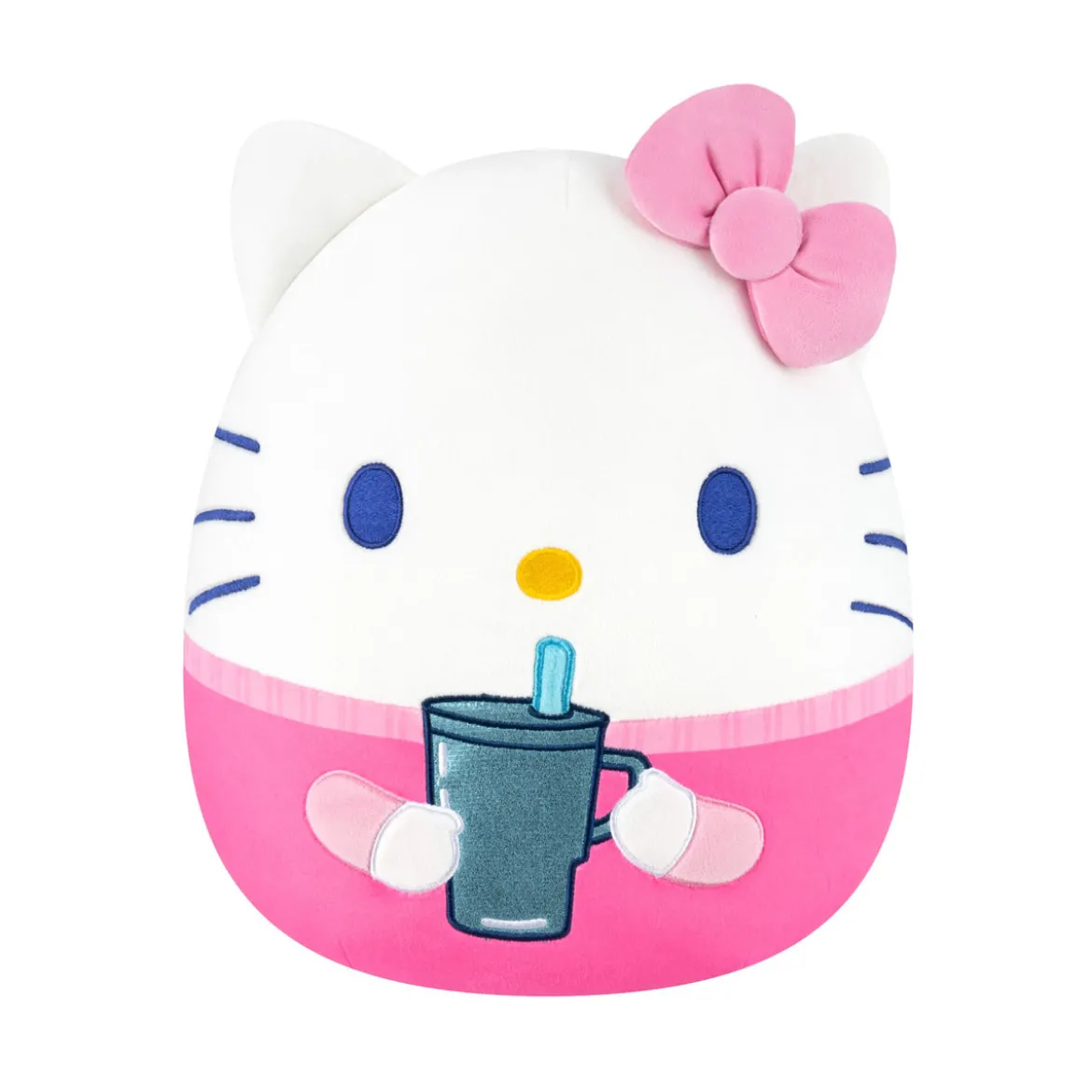 Hello Kitty mit Becher Squishmallows Plüsch Figur