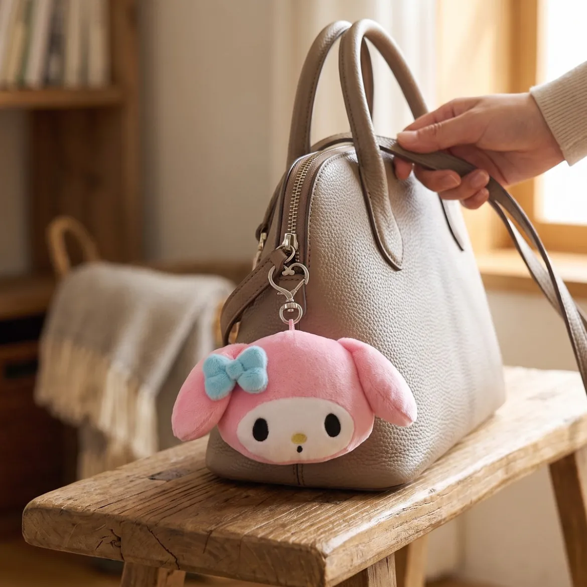 Hello Kitty - My Melody Plüsch Schlüsselanhänger