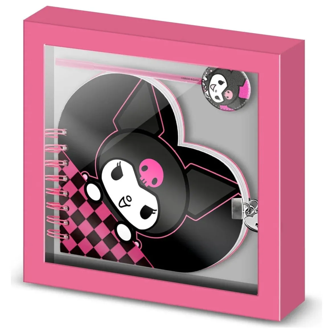 Hello Kitty Notizbuch mit Kugelschreiber Geschenk-Set Kuromi Chess