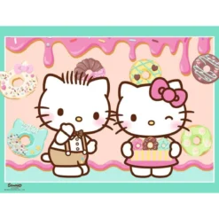 Hello Kitty Puzzles 4er-Pack Los geht's, Hello Kitty! (4x100 Teile)