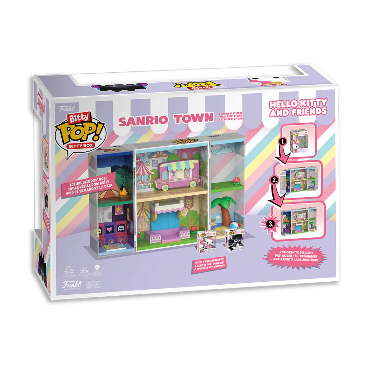 Hello Kitty - Sanrio Town Funko Bitty Pop Display mit 2 Figuren