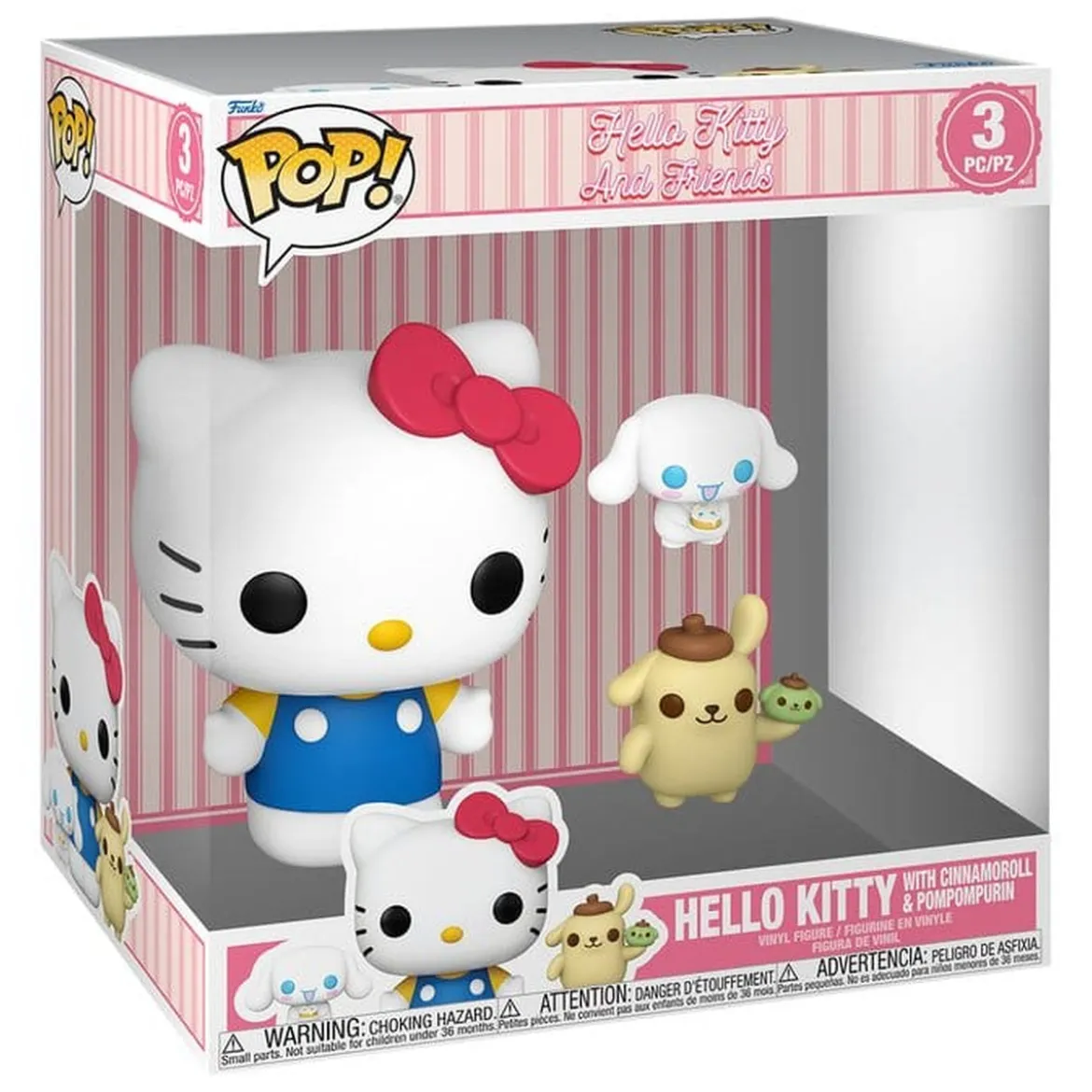 Hello Kitty Super Sized Jumbo POP! Vinyl Figuren 3er-Pack