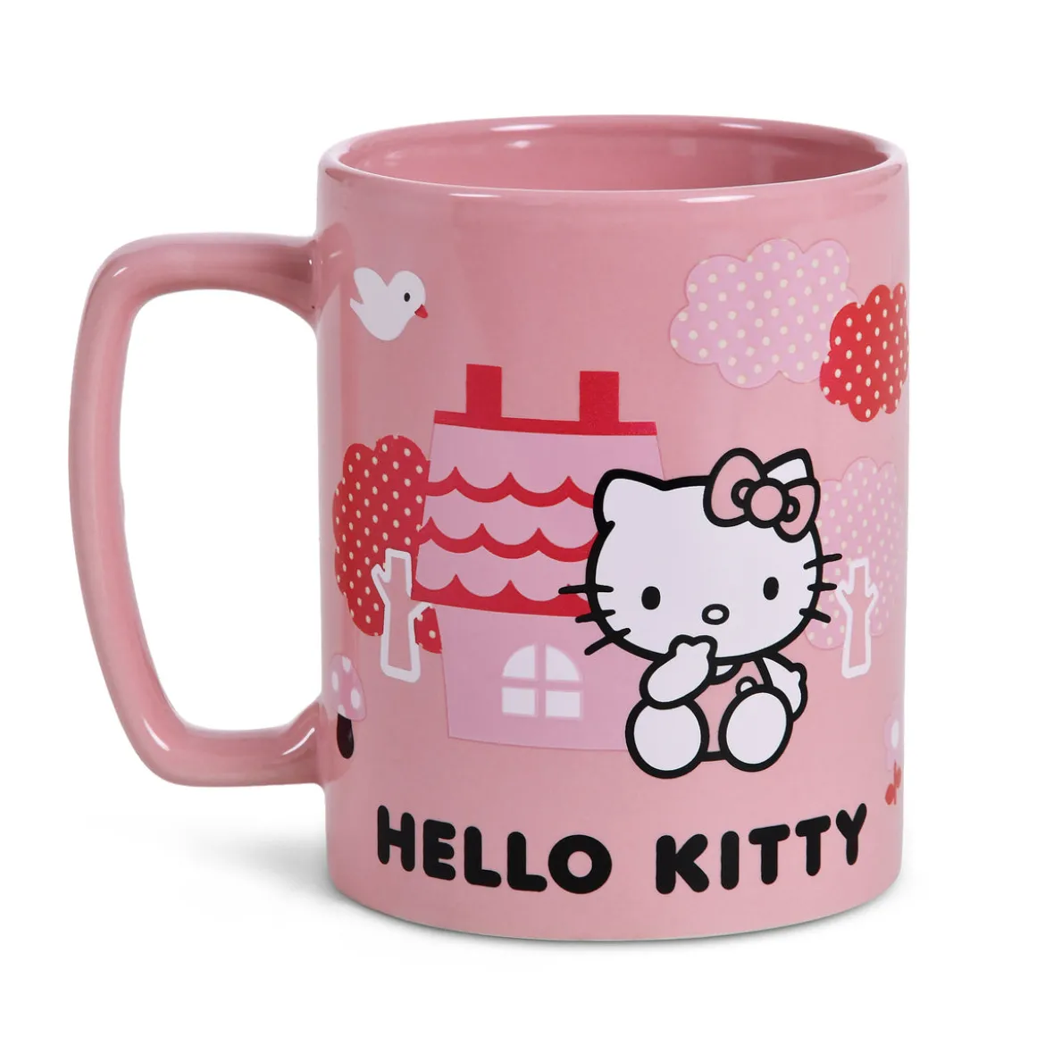 Hello Kitty Tasse mit Plüschüberzug