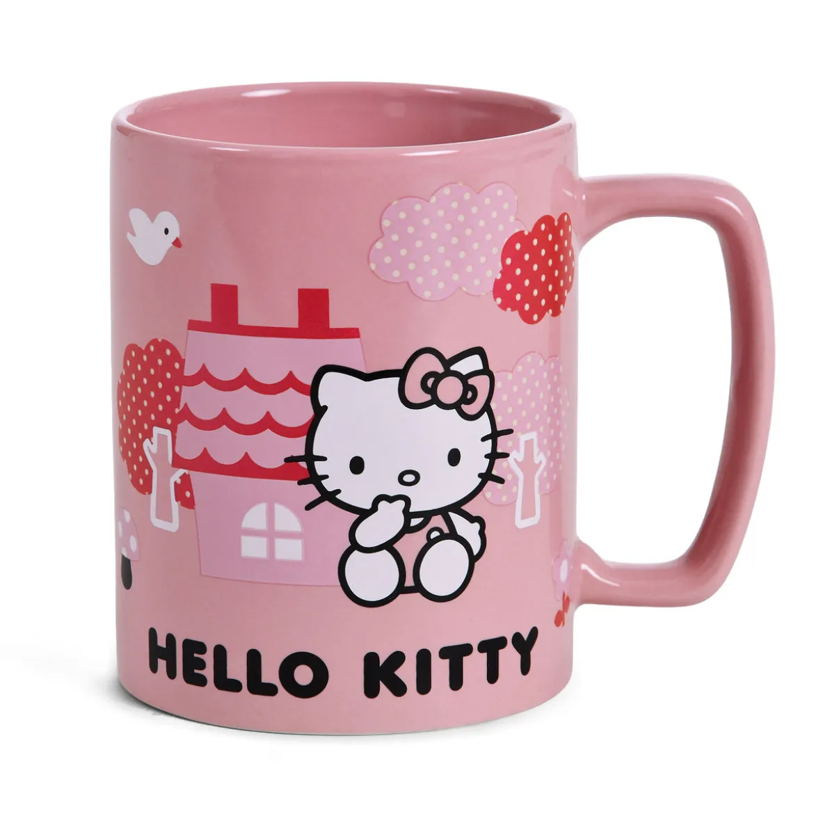 Hello Kitty Tasse mit Plüschüberzug