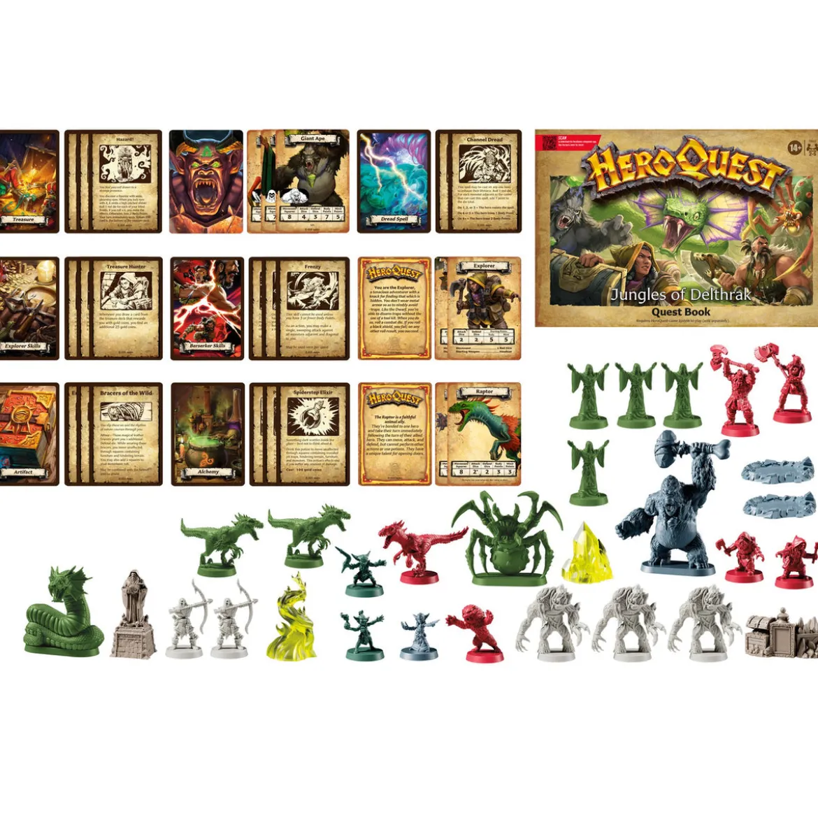 HeroQuest Brettspiel-Erweiterung Jungles of Delthrak Abenteuerpack *Englische Version*
