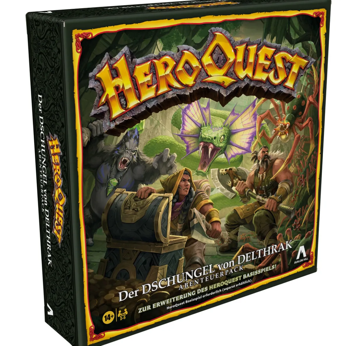 HeroQuest Brettspiel-Erweiterung Der Dschungel von Delthrak Abenteuerpack *Deutsche Version*