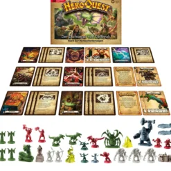 HeroQuest Brettspiel-Erweiterung Der Dschungel von Delthrak Abenteuerpack *Deutsche Version*