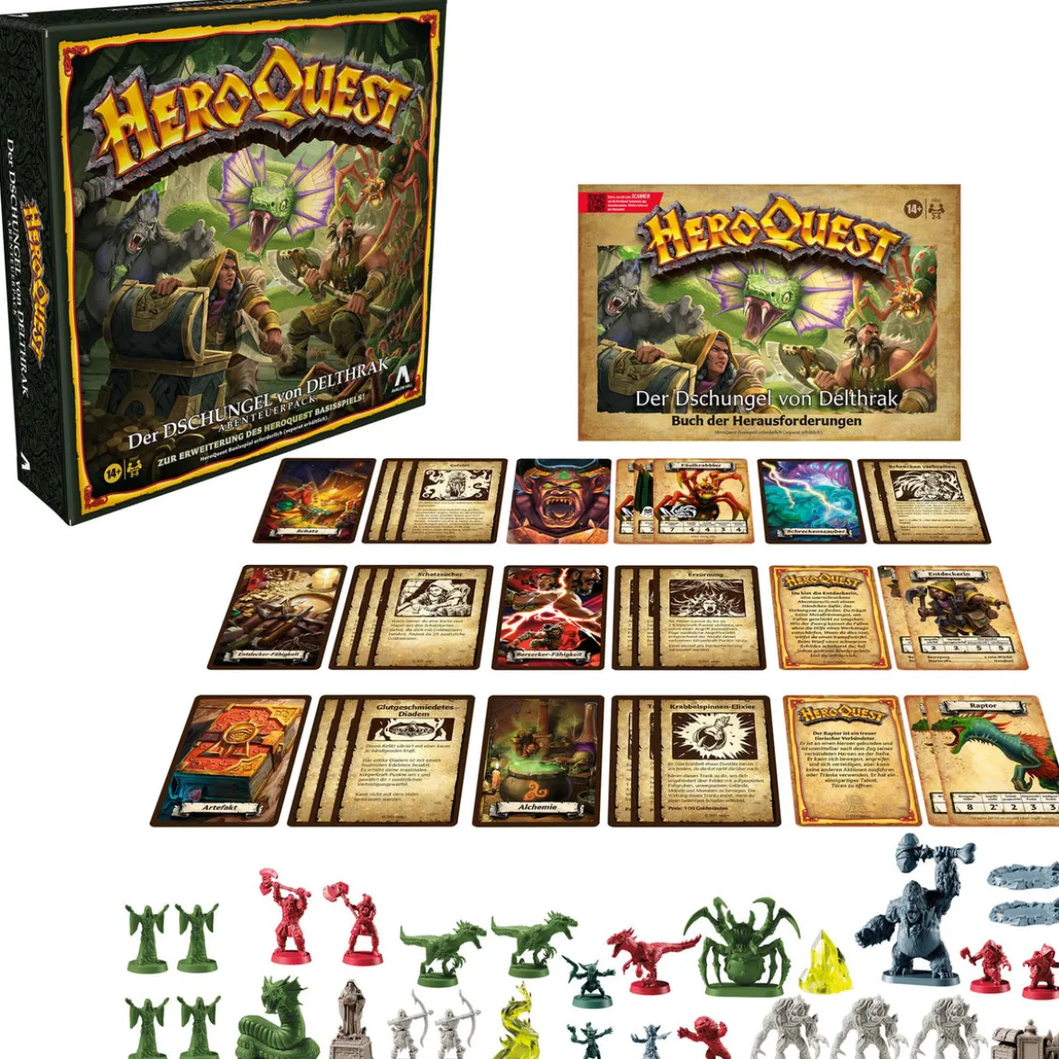 HeroQuest Brettspiel-Erweiterung Der Dschungel von Delthrak Abenteuerpack *Deutsche Version*