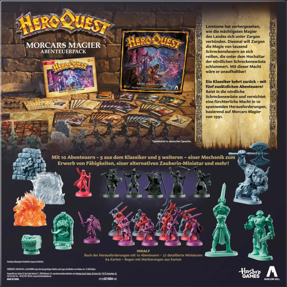 HeroQuest Brettspiel-Erweiterung Morcars Magier