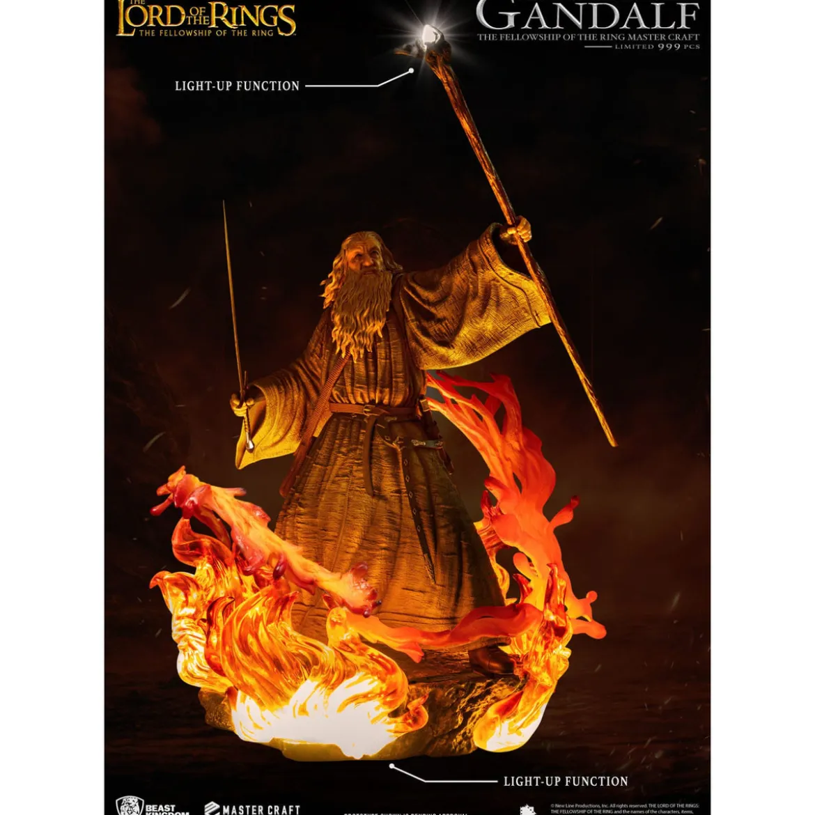 Herr der Ringe Master Craft Statue Gandalf 58 cm
