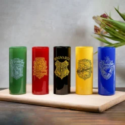 Hogwarts Häuser Gläserset 5-teilig - Harry Potter