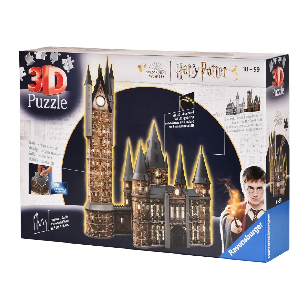 Hogwarts Schloss Astronomie-Turm 3D Puzzle mit Beleuchtung - Harry Potter