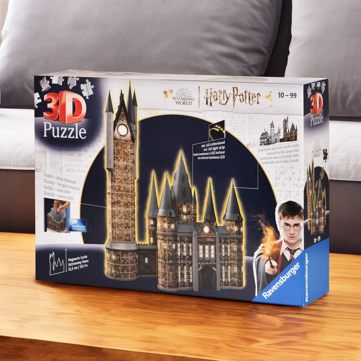 Hogwarts Schloss Astronomie-Turm 3D Puzzle mit Beleuchtung - Harry Potter