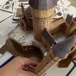 Hogwarts Schloss 4D Build Modell Bausatz - Harry Potter