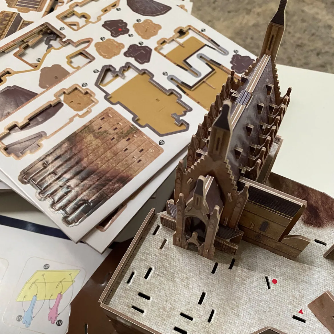 Hogwarts Schloss 4D Build Modell Bausatz - Harry Potter