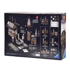 Hogwarts Schloss Die Große Halle 3D Puzzle mit Beleuchtung - Harry Potter