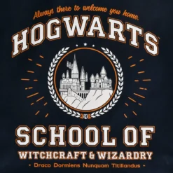 Hogwarts School Jutebeutel blau - Harry Potter