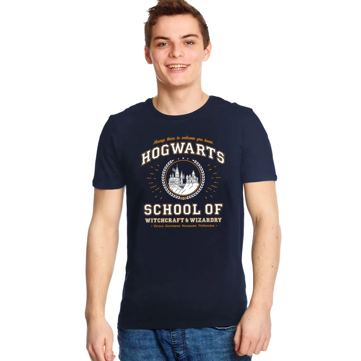 Hogwarts School T-Shirt blau - Harry Potter