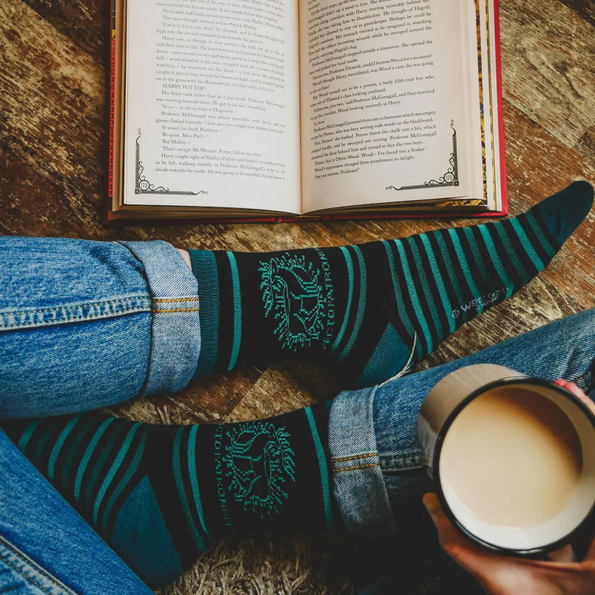 Hogwarts Socken 3er Set in Geschenkbox - Harry Potter