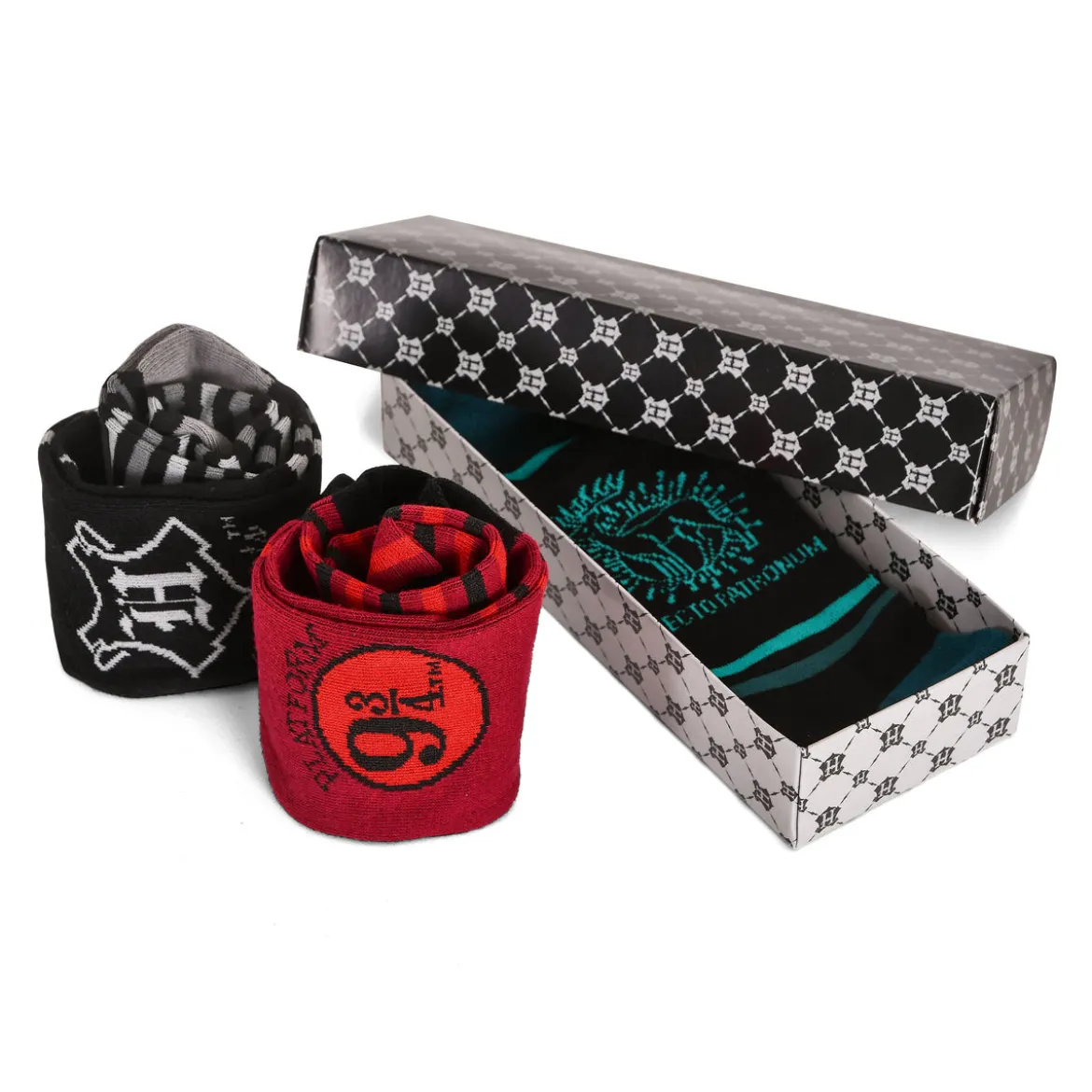Hogwarts Socken 3er Set in Geschenkbox - Harry Potter