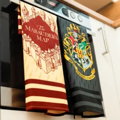 Hogwarts und Karte des Rumtreibers Geschirrtücher Set - Harry Potter