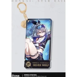 Honkai: Star Rail Charakter Acryl Schlüsselanhänger Silver Wolf 9 cm