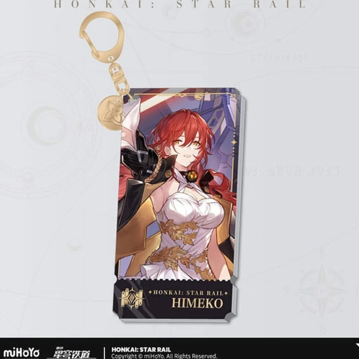 Honkai: Star Rail Charakter Acryl Schlüsselanhänger Himeko 9 cm