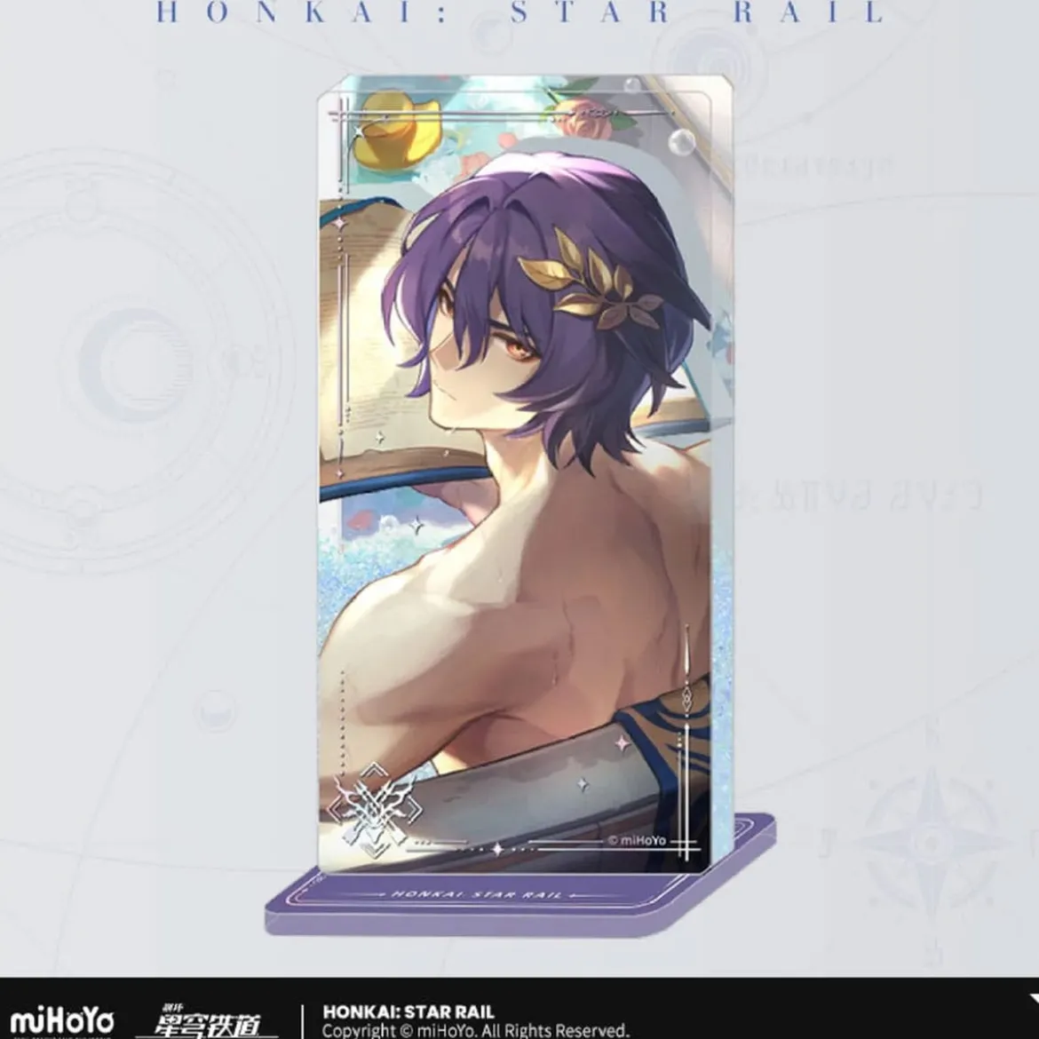 Honkai: Star Rail Light Cone Acryl Ornament mit Glitzer: Dr. Ratio Baptism of Pure Thought 15 cm