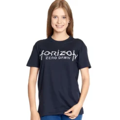 Horizon Zero Dawn - Logo T-Shirt blau