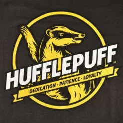 Hufflepuff House Values T-Shirt grau - Harry Potter