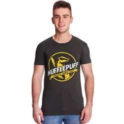 Hufflepuff House Values T-Shirt grau - Harry Potter