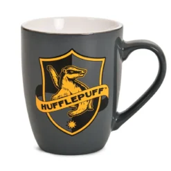 Hufflepuff Logo Tasse grau - Harry Potter