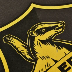 Hufflepuff Logo T-Shirt grau - Harry Potter