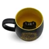 Hufflepuff Tasse mit 3D Hogwarts Wappen innen - Harry Potter