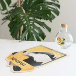 Hufflepuff Wappentier Puzzle in Zaubertrank-Flasche - Harry Potter
