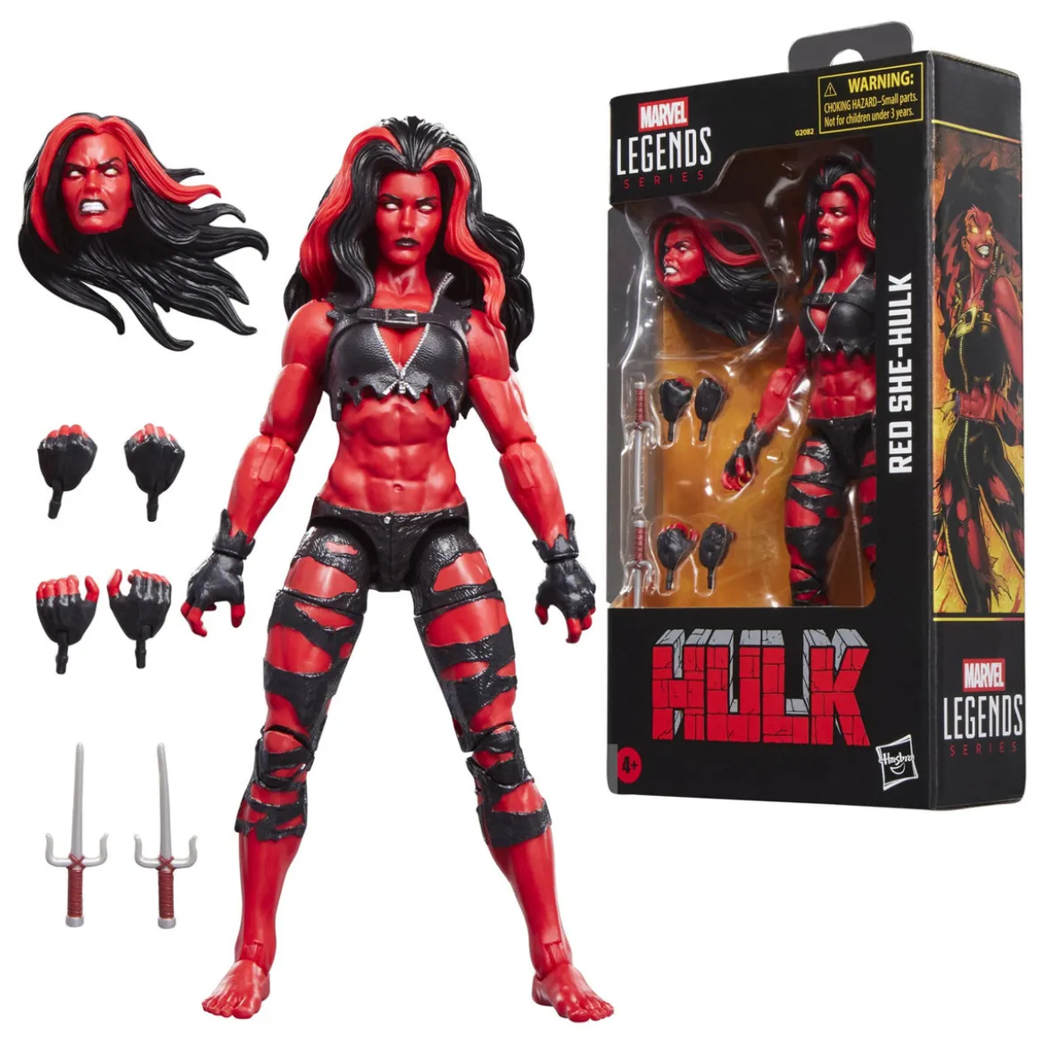 Hulk Marvel Legends Actionfigur Red She-Hulk 15 cm
