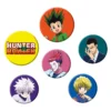 Hunter x Hunter - Characters Button 6er Set