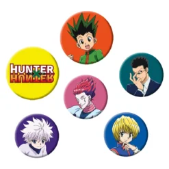 Hunter x Hunter - Characters Button 6er Set