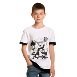 Hunter x Hunter - Gon Killua T-Shirt Kinder weiß