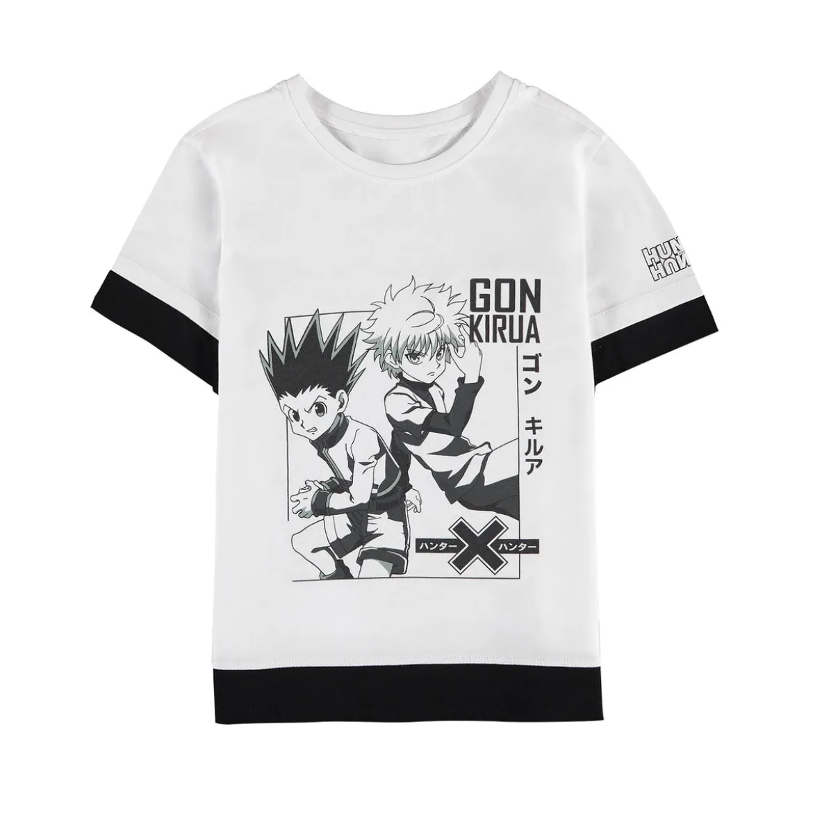 Hunter x Hunter - Gon Killua T-Shirt Kinder weiß